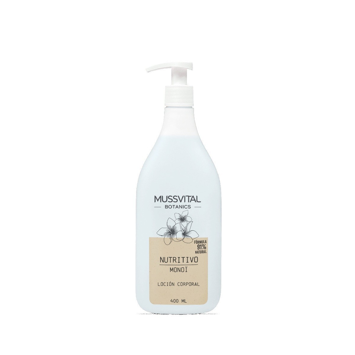 Mussvital Loción Hidratante Monoï Botanics 400 ml
