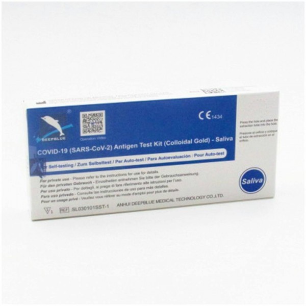 Deepblue Test Saliva Antigenos Antidiagnostico Sars-Cov 2 Aleu 1 Un