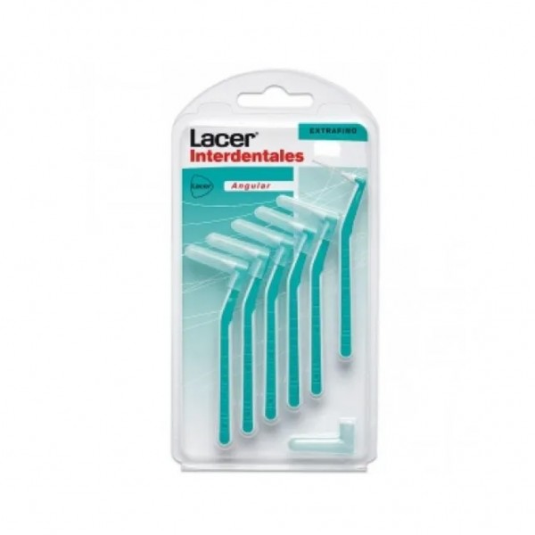 Cepillo Interdental Lacer Extrafino Angu Turquesa 6 U