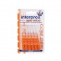 Cepillo Interdental Interprox 4G Sup-Micro Recto Naranja 6 U