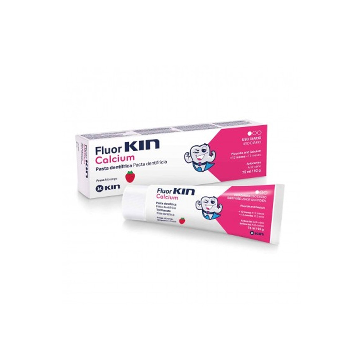 FLUOR KIN CALCIO PASTA DENTIFRICA 1 TUBO 75 ML