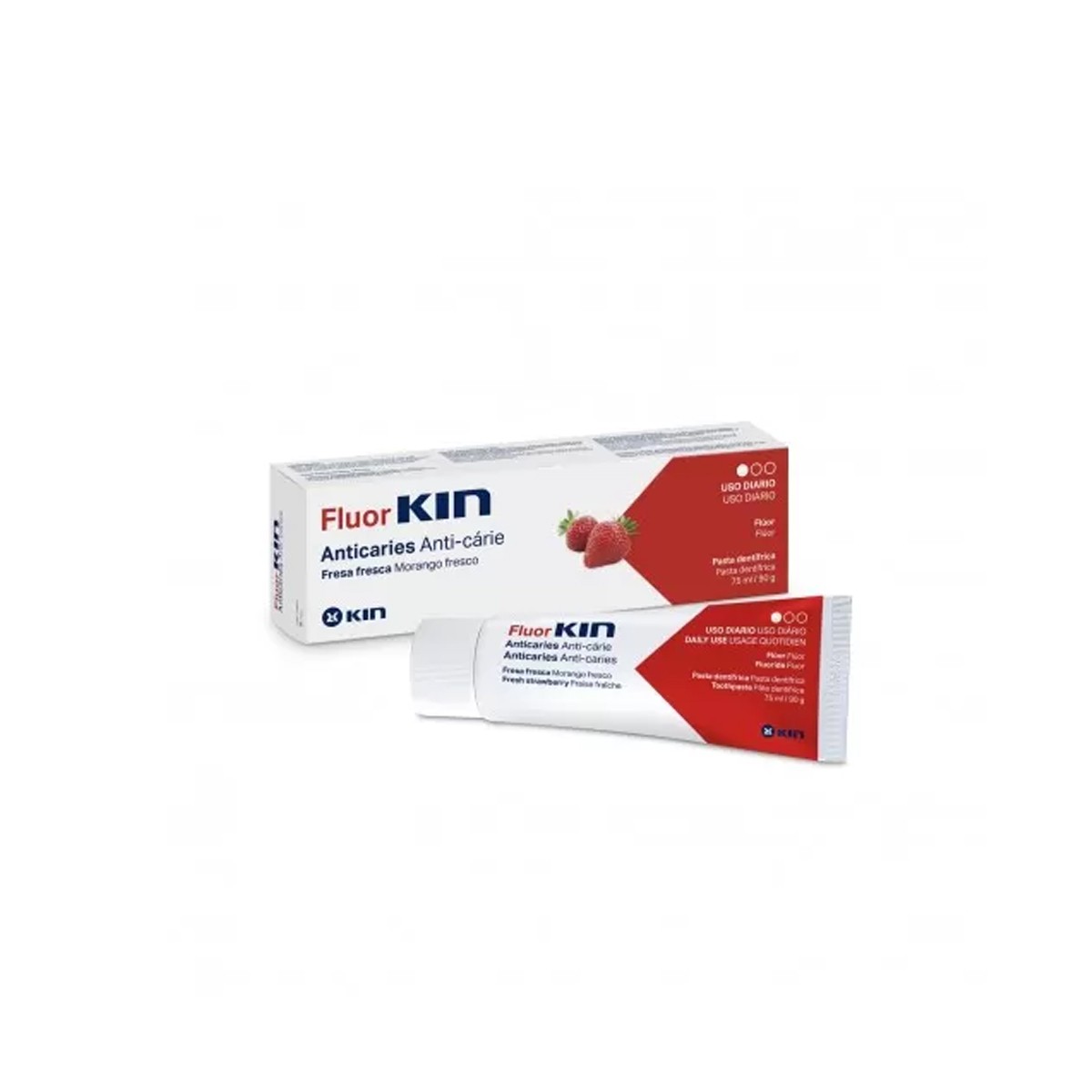 FLUOR KIN ANTICARIES PASTA DENTIFRICA 1 TUBO 75...