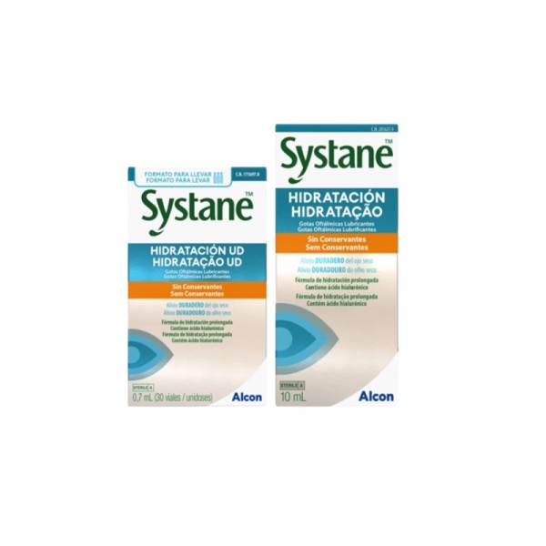 Systane Hidratacion Gotas Oftalmicas Lubricantes Sin Conservantes 1 Frasco 10 Ml