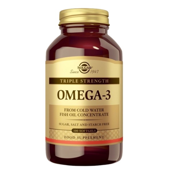 Solgar Omega 3 Triple Concentracion 100 Capsulas Blandas