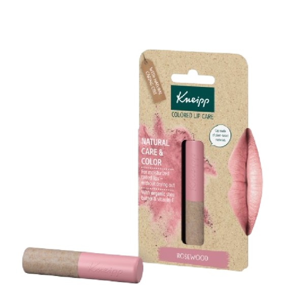 Kneipp Balsamo Labial Con Color Neutral 1 Envase 3,5 G Color Rosewood