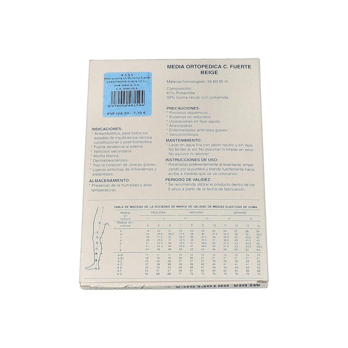 Media Verystrong Cor F T12 39-41Cm