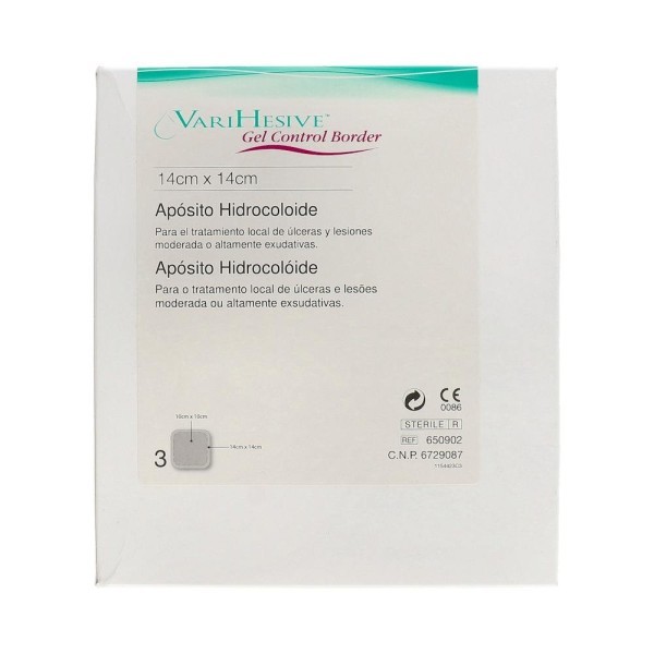 Varihesive Gel Cont Rh 3Apo 14X14