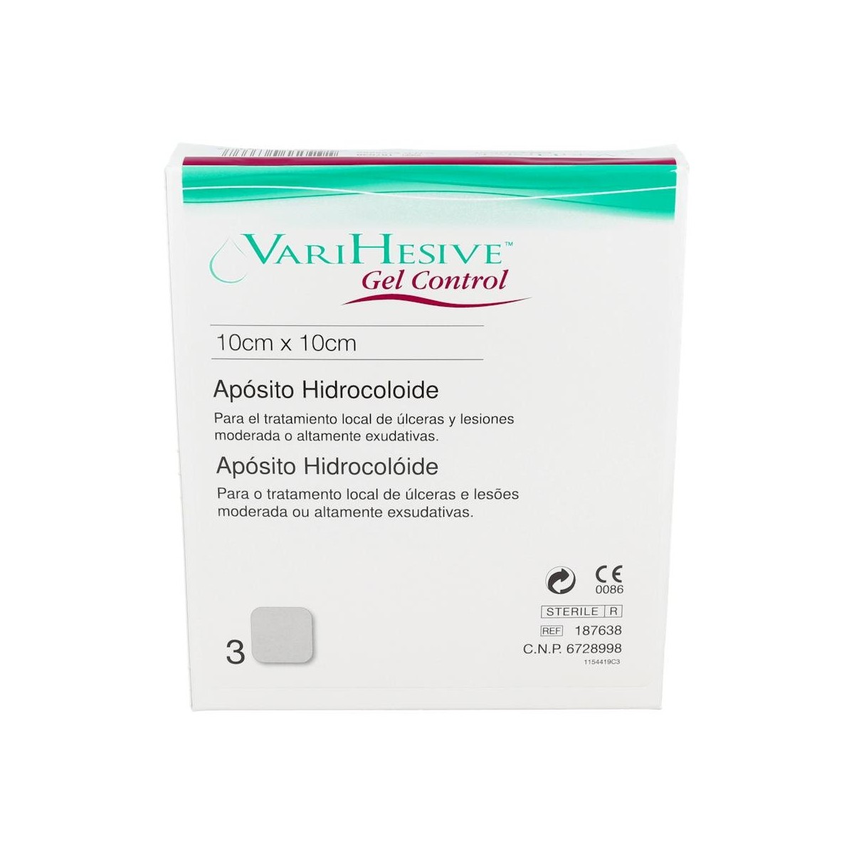 Varihesive Gel Control 3 Apo 10X10
