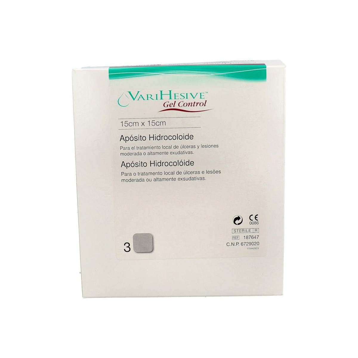 Varihesive Gel Control 3 Apo 15X15