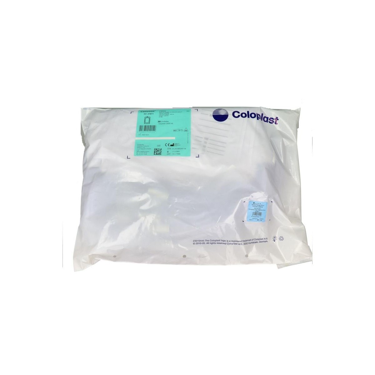 Conveen Bolsa Orina Cama Tubo 100 V/Ar 2 L 30...