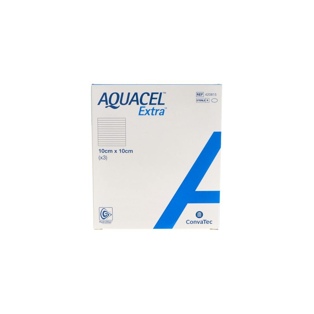 Aposito Aquacel Extra Hidrocol Est 10X10 Cm 3 Un