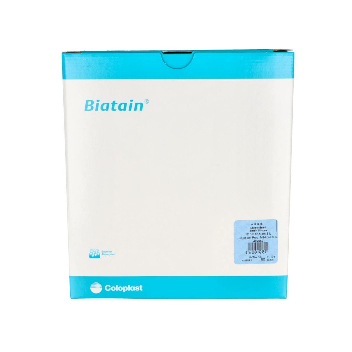 Biatain Silicone 12.5X12.5 3 Uni Ref 33436