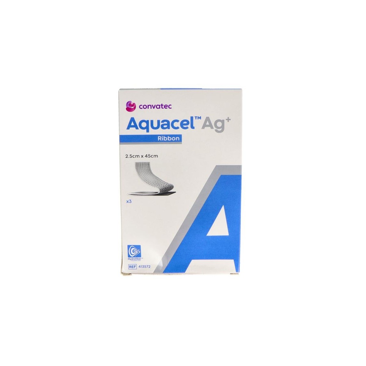 Aquacel Ag Hidrofib 2,5X45Cm 3Apos