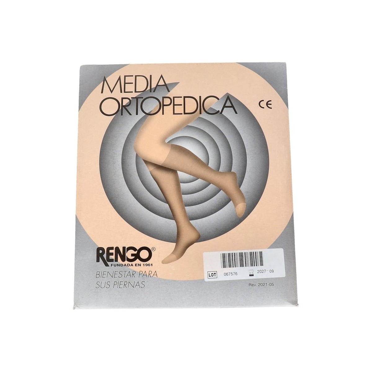 Media Rengo Corta Fuerte Beige N13