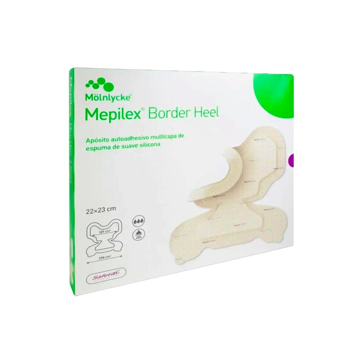 Mepilex Aposito Border Heel Est 22X23 Cm 3 Un