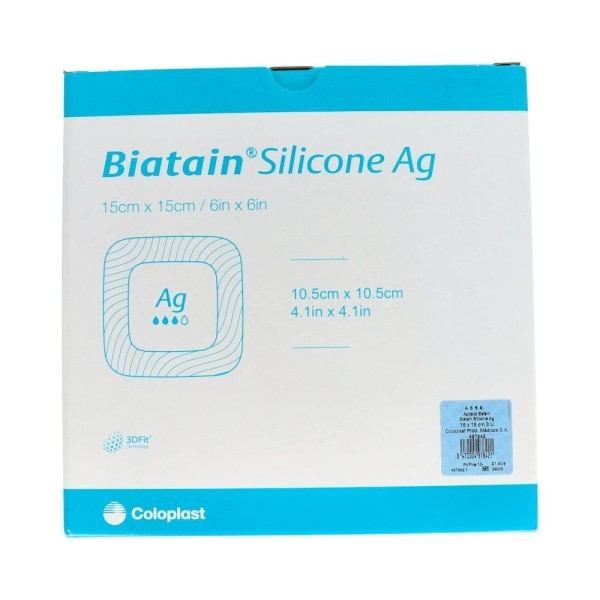 Biatain Silicone Ag 15X15 3 Uni