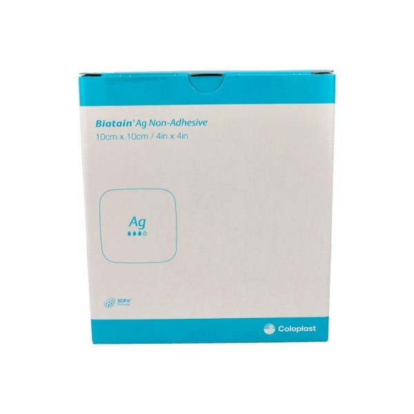 Biatain Ag Non Adh Apos 10X10Cm 3U 3454