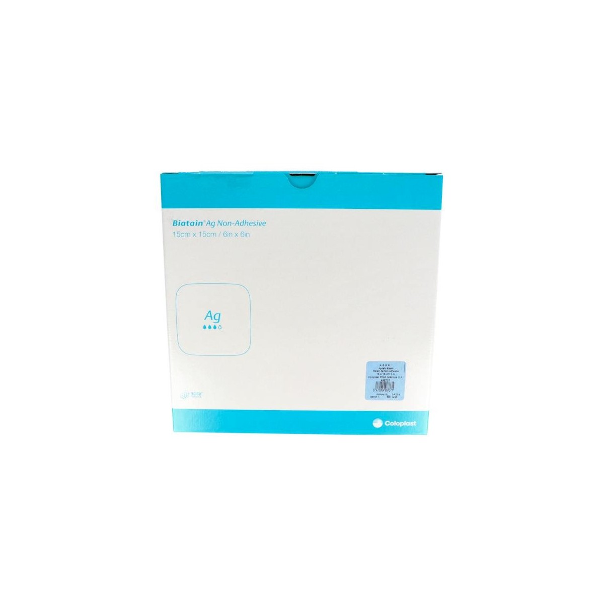 Biatain Ag Non Adh Apos 15X15Cm 3U 3455