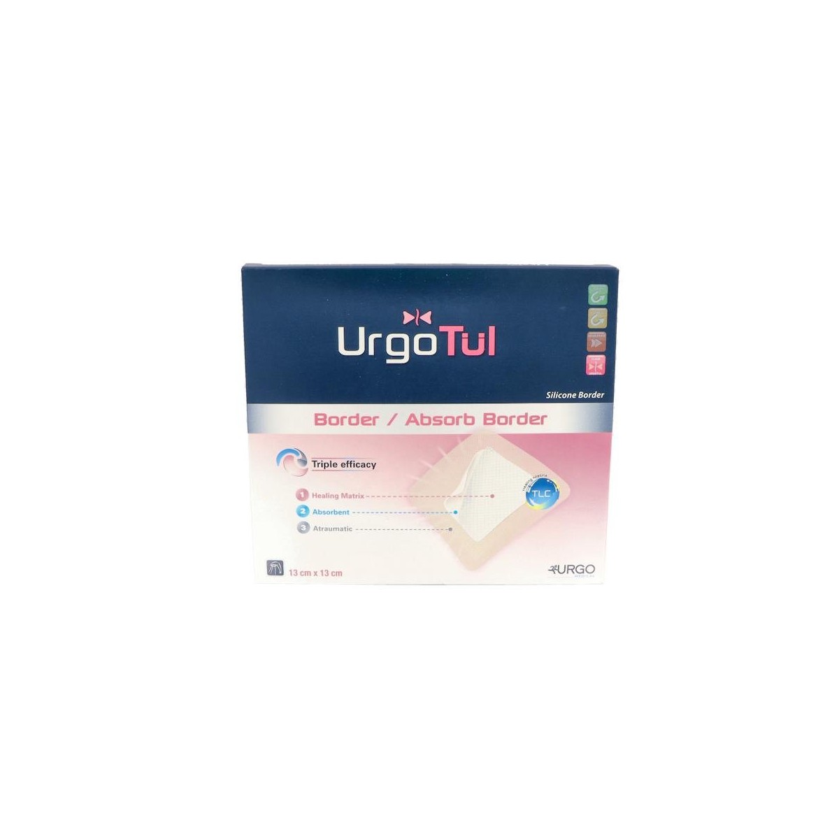Urgotul Absorb Border Silic 13X13Cm 3U
