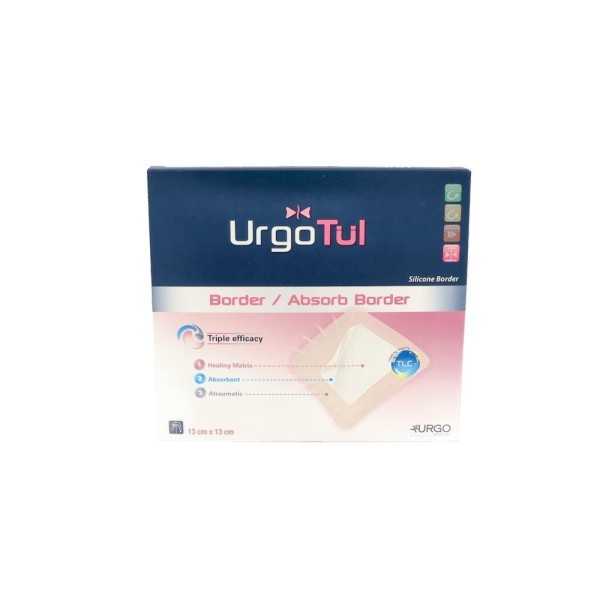 Urgotul Absorb Border Silic 13X13Cm 3U