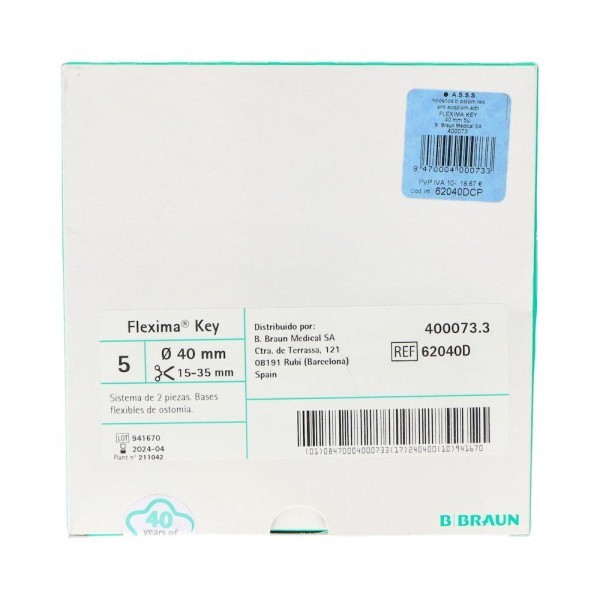 Flexima Key Placa Aposito 40Mm 5 U