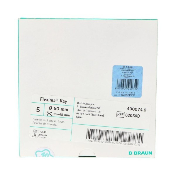 Flexima Key Placa Aposito 50Mm 5 U