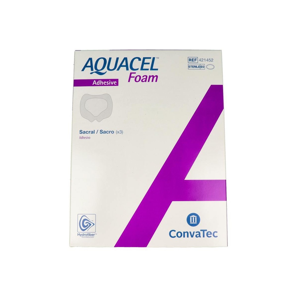 Aquacel Foam Adh Sacro 20X16.9Cm 3 Apositos