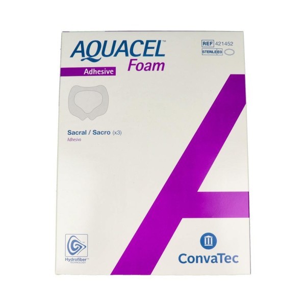 Aquacel Foam Adh Sacro 20X16.9Cm 3 Apositos