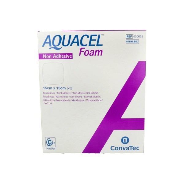 Aquacel Foam No Adh 15X15Cm 3 Apositos