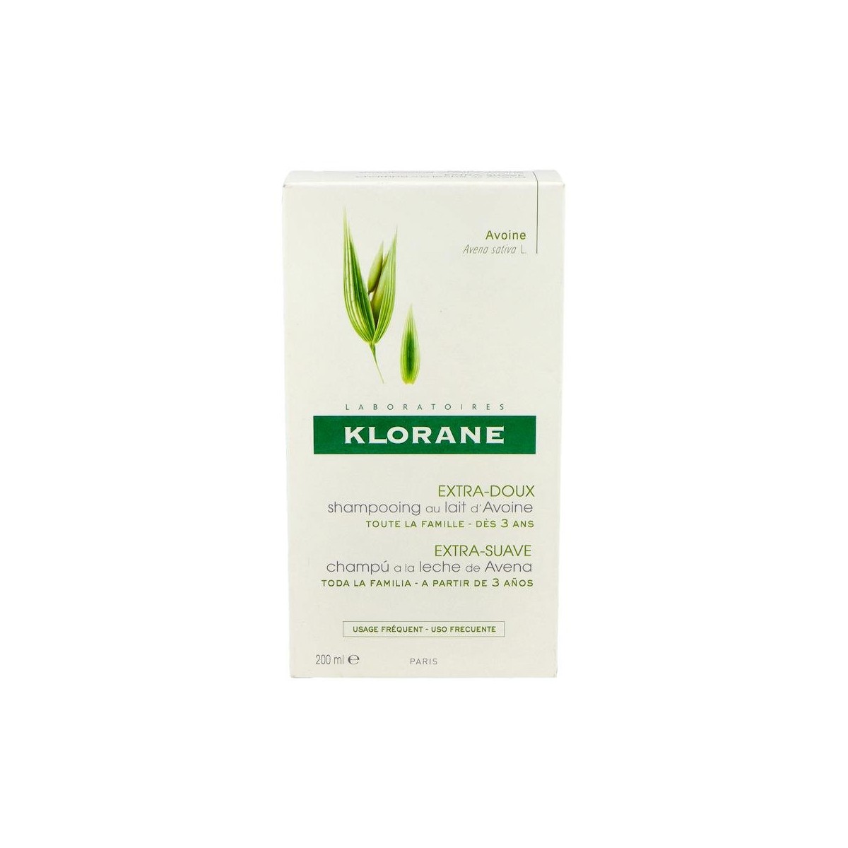 Klorane Champu Avena Leche 200 Ml