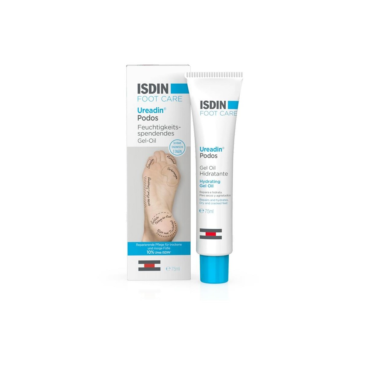 Ureadin Podos Gel Oil Hidratante Pies 75 Ml