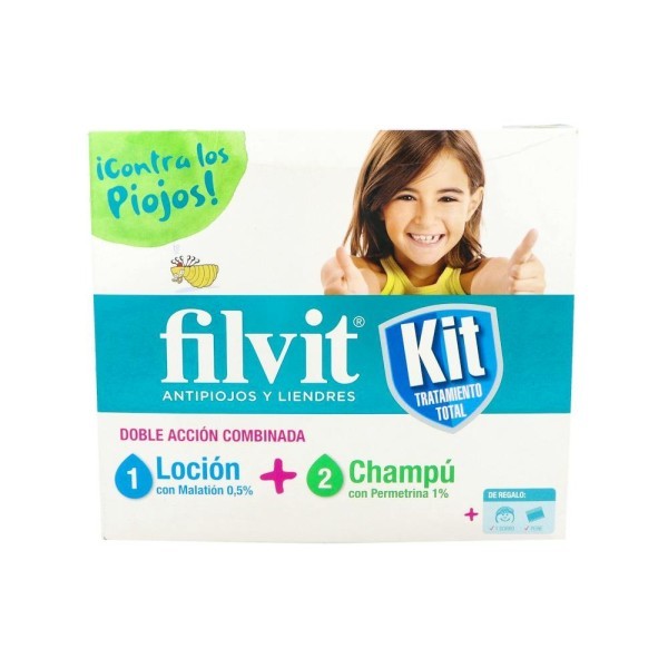 Filvit Kit Tratamiento Locion+Champu+Gorro+Peine