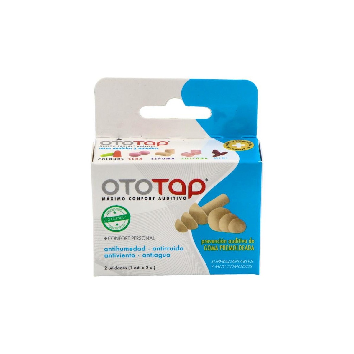 Tapon Oido Goma Oto-Tap Premold 2U