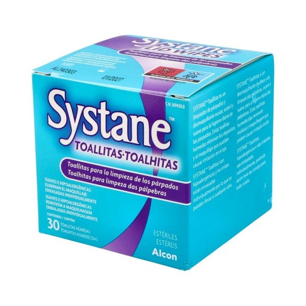 Systane 30 Toallitas Humedas Esteriles