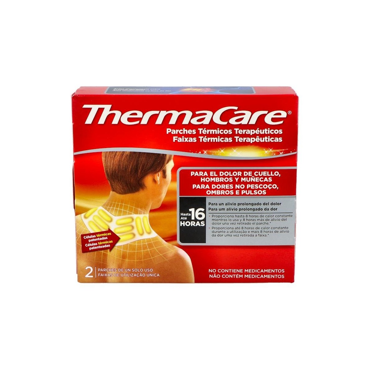 Thermacare Parche Cuello Homb Y Muñec 2 U