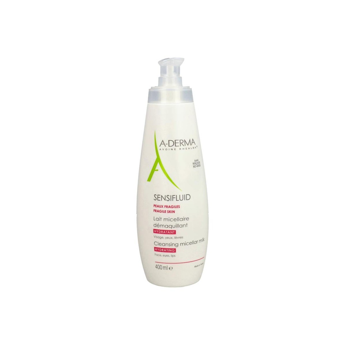 A-Derma Sensifluid Leche Micelar 400 Ml