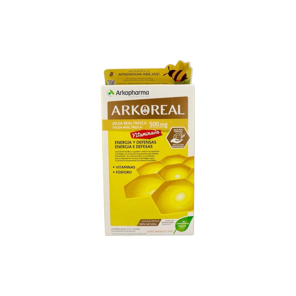Arkoreal Jalea Real Vit500Mg 20Amp