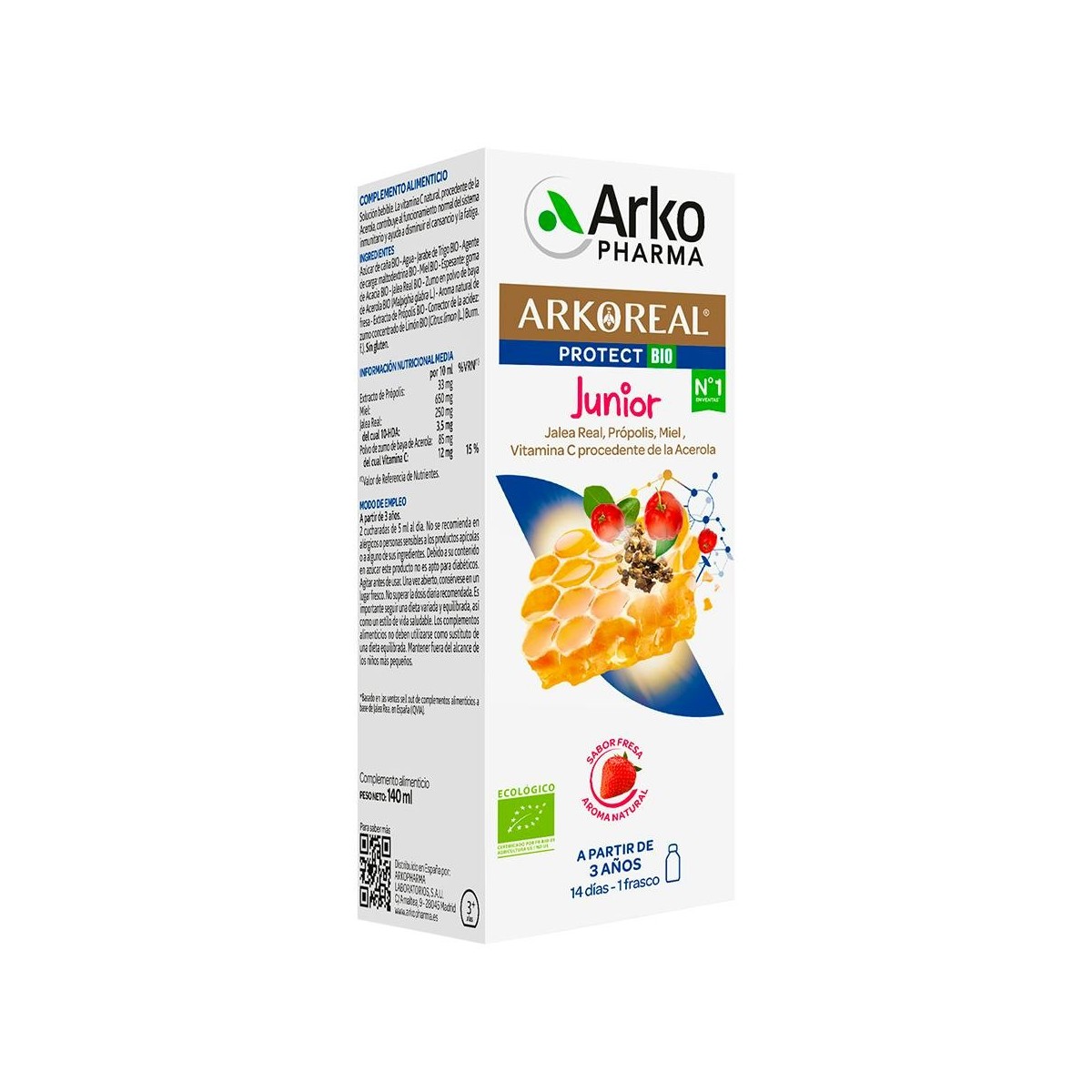 Arkoreal Jarabe Protect Junior 140ml Arkopharma