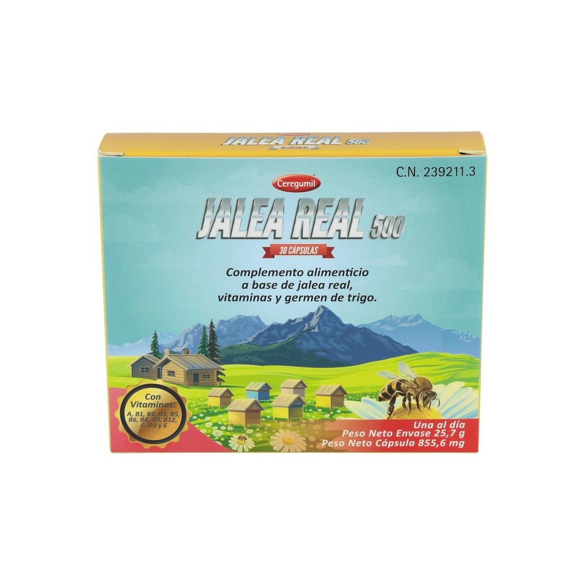 Ceregumil Jalea Real 500 Vit 30Cap