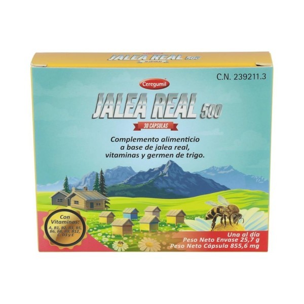 Ceregumil Jalea Real 500 Vit 30Cap