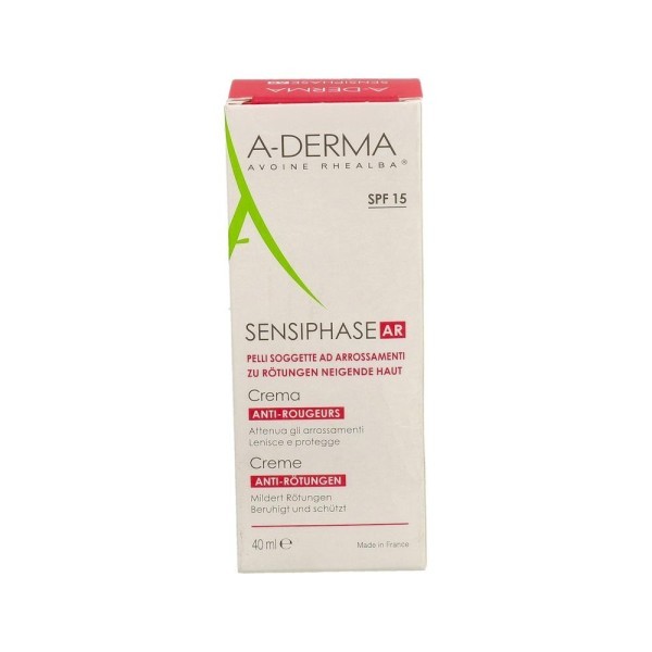 Sensiphase Ar Anti Rojeces Spf15 Aderma 40 Ml