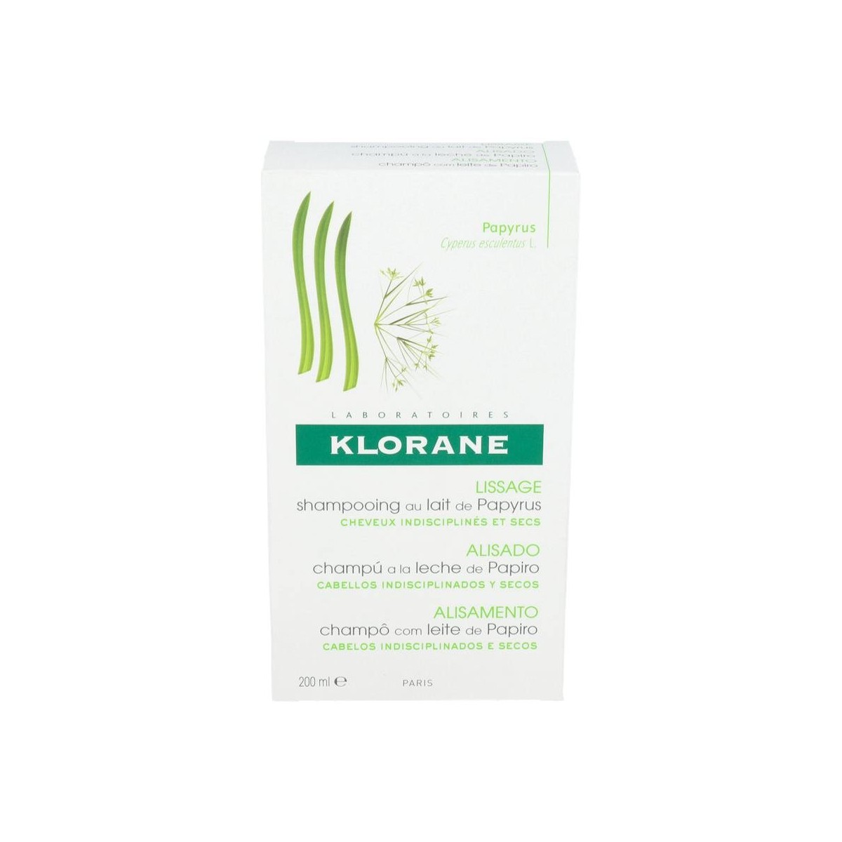 Klorane Champu Leche Papiro 200 Ml