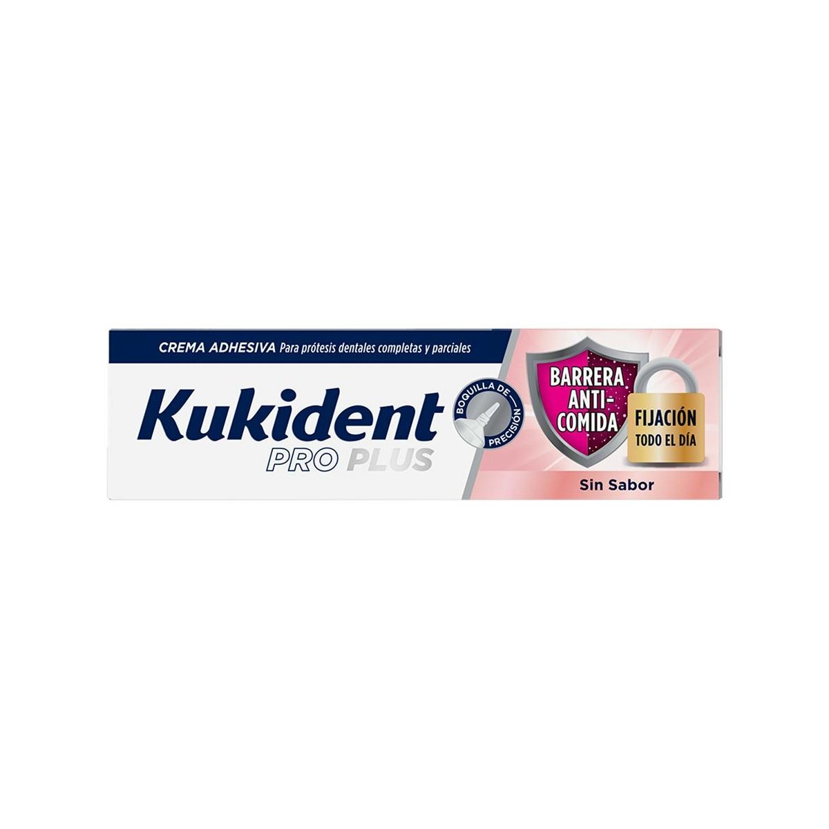 Kukident Pro Plus Barrera Anticomida Sin Sabor 40G