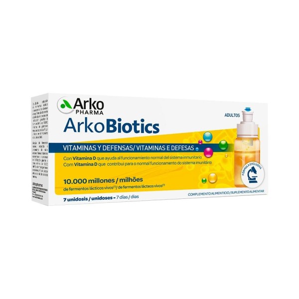 Arkobiotics Vitaminas y Defensas Adultos 7 dosis Arkopharma