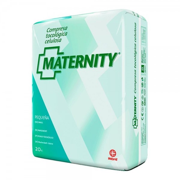 Maternity Bolsa 20 Compresas Tocológicas De Algodón Impermeable