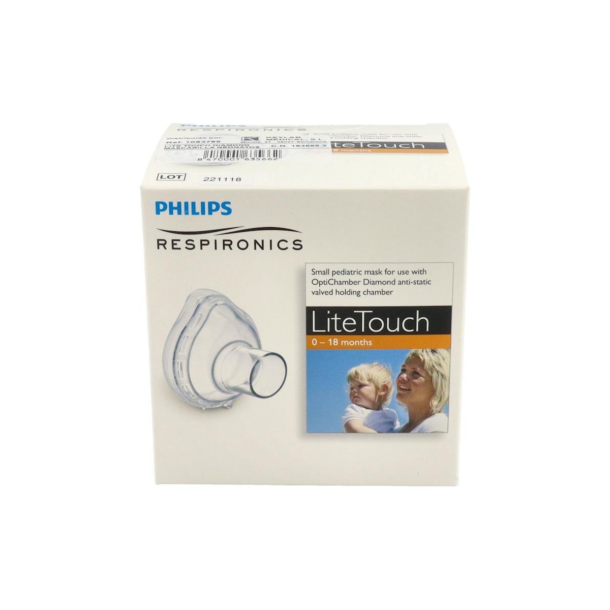 Mascarilla Lite Touch Neonatos 0-18 M Rf/1083785