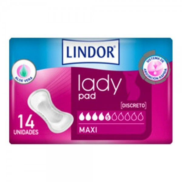 Lindor lady pad maxi 5 drops