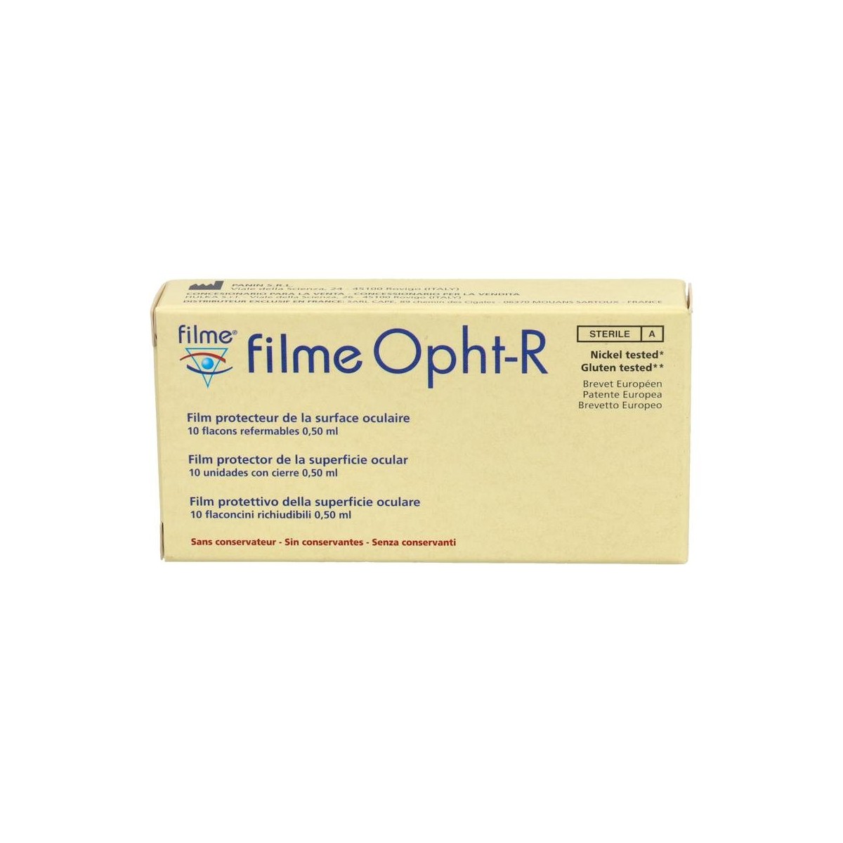 Filme Opht-R Gtas Oculares 10 Udes Monod