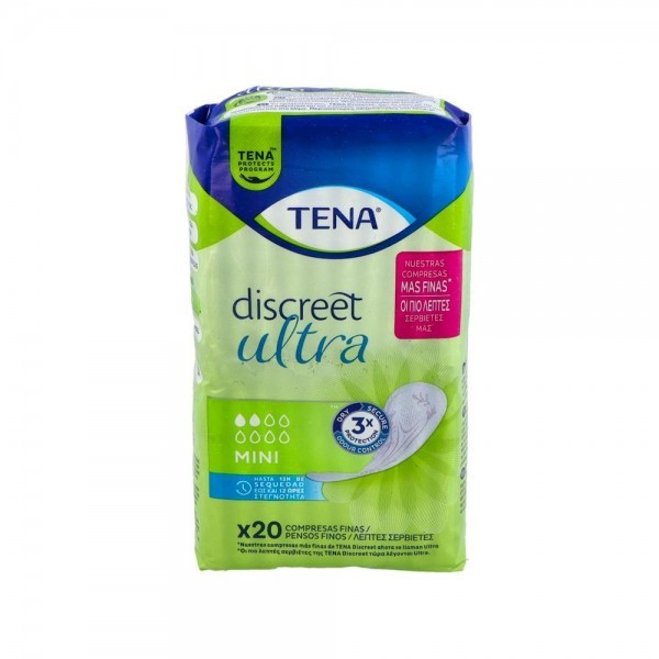 Tena Lady Discreet Inc-Liger Mini 20 Unid
