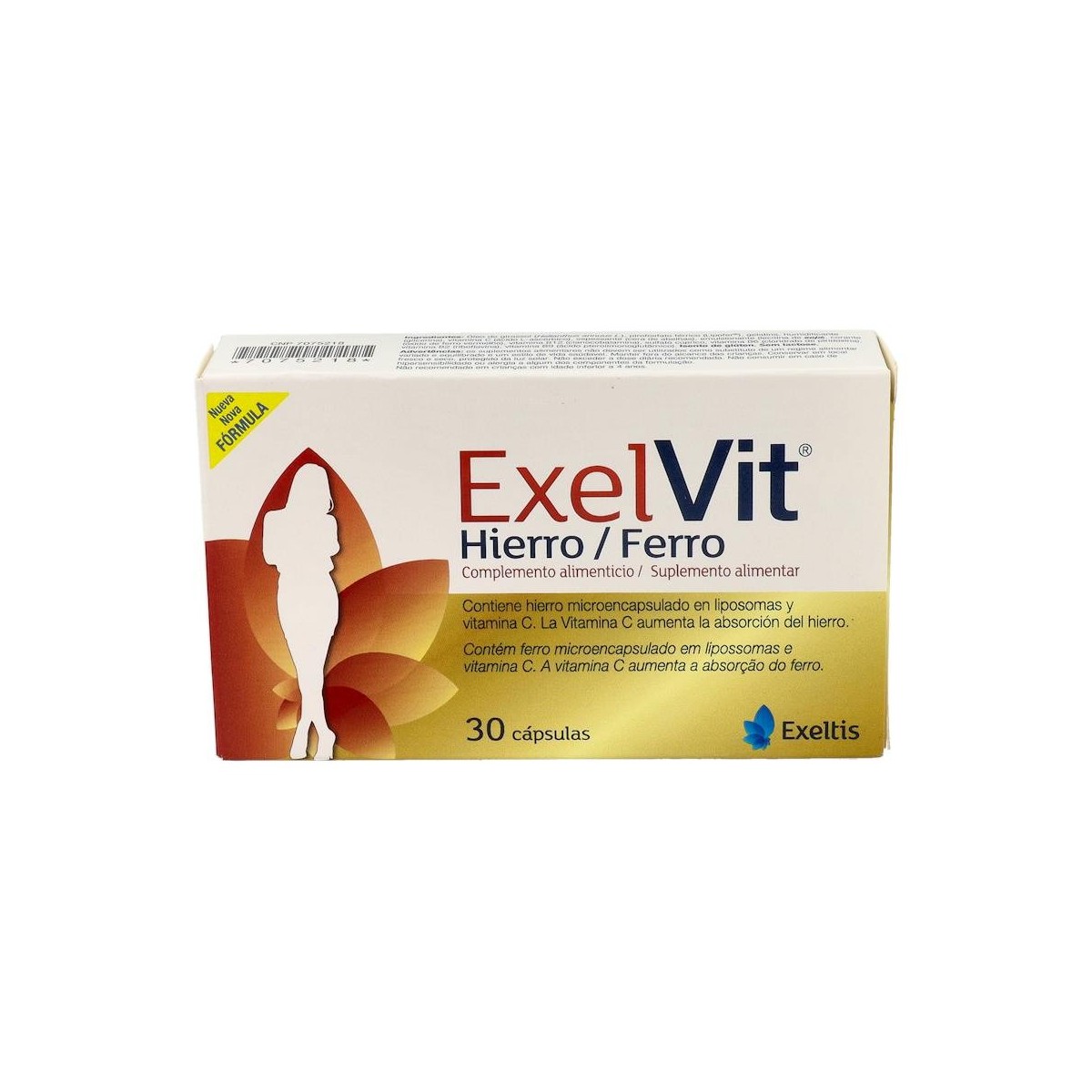 Exelvit Hierro Nf30 Cápsulas